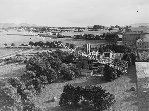 REBUILDING ST-MARY'S TAKEN FROM CATHEDRAL TOWER